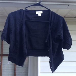 Loft Ann Taylor cover up black